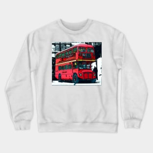 London Bus bywhacky Crewneck Sweatshirt